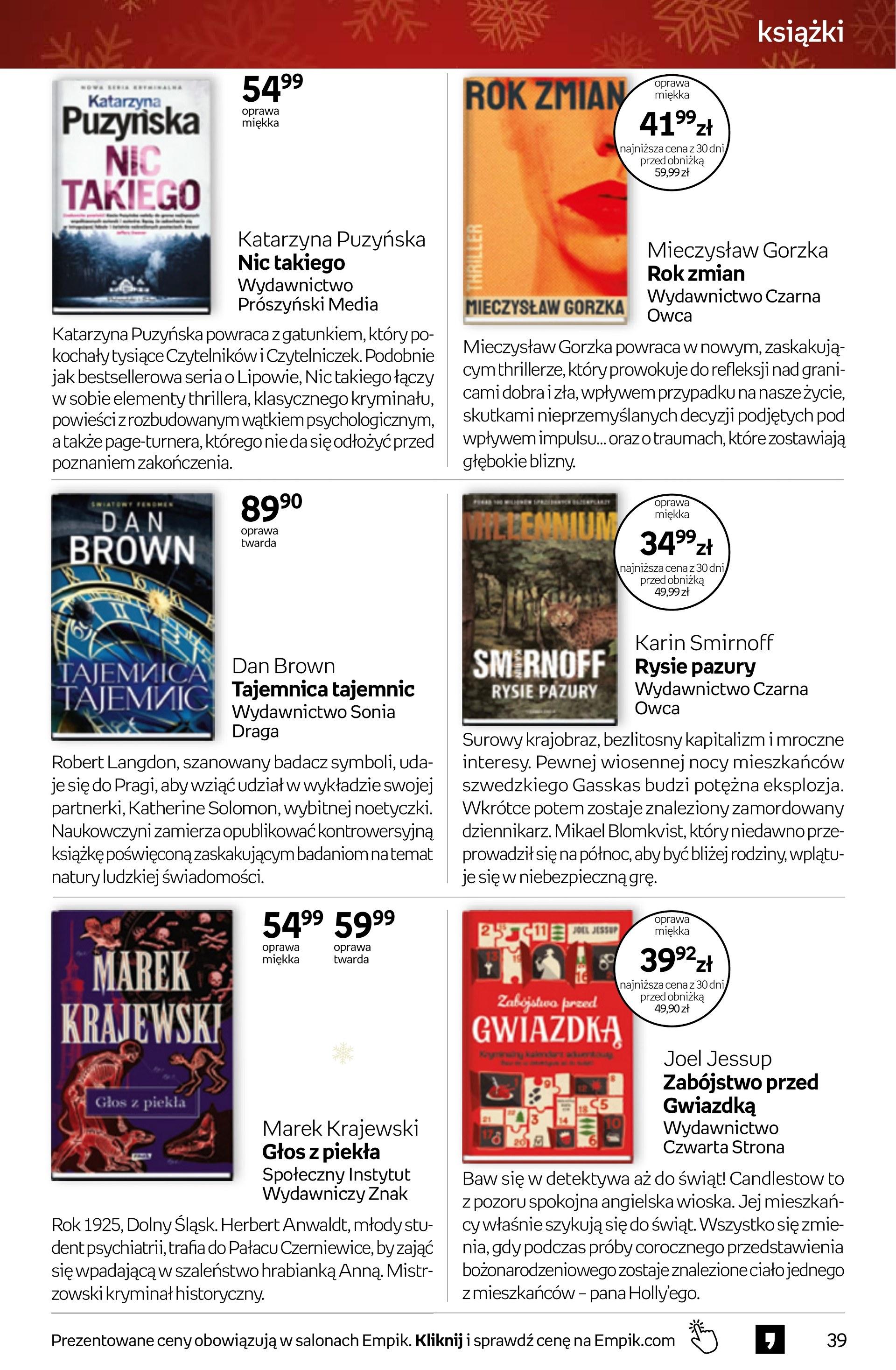 Gazetka promocyjna empik str. 39