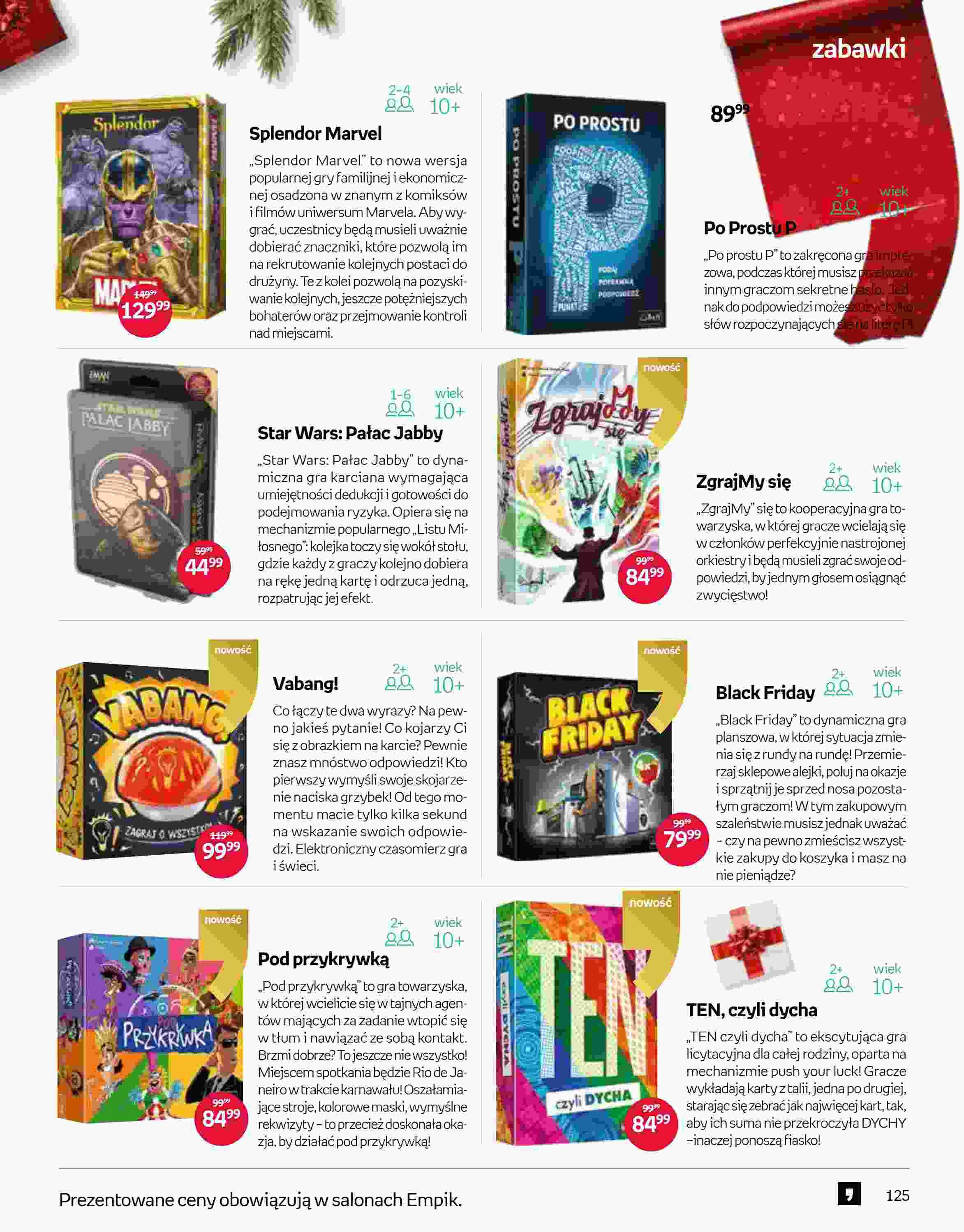 Gazetka promocyjna empik str. 127