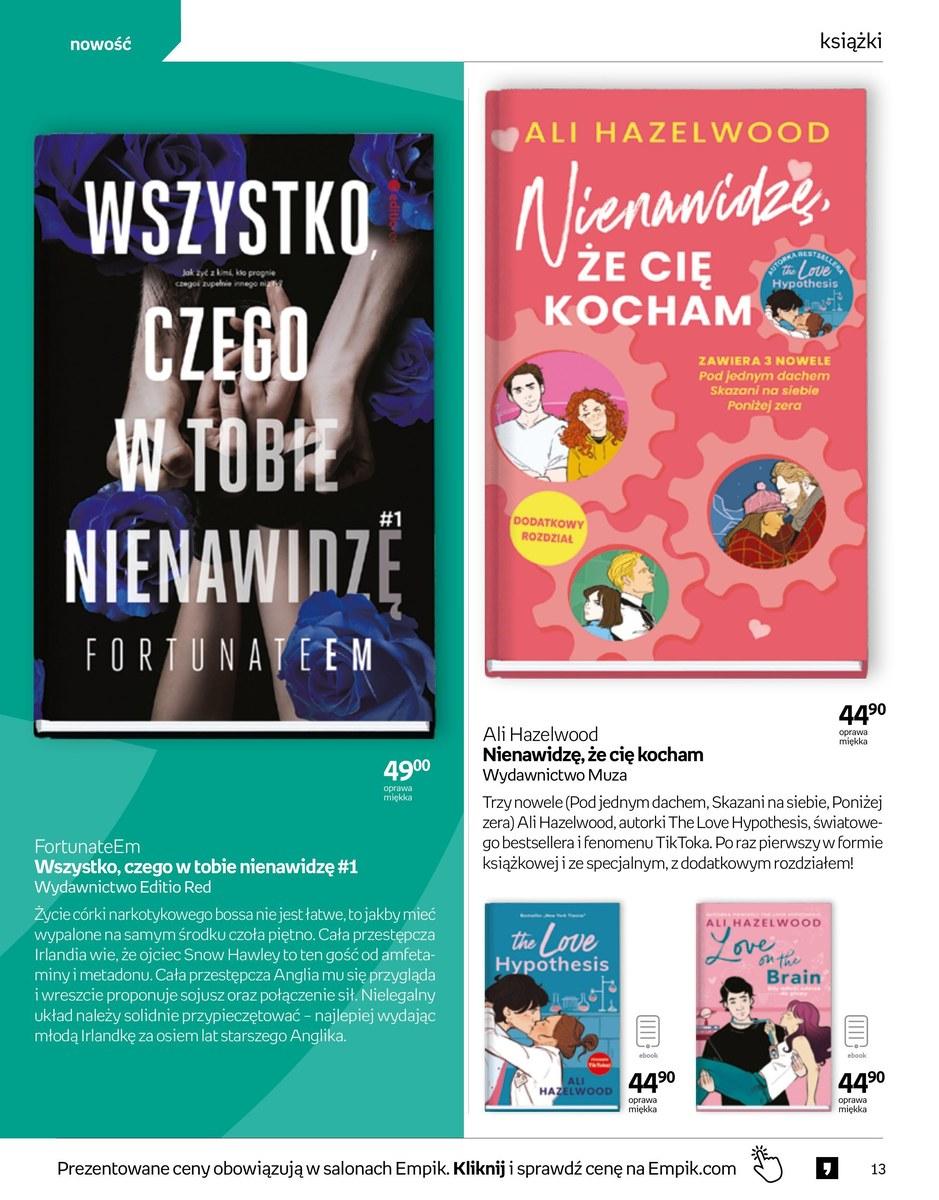 Gazetka promocyjna empik str. 13