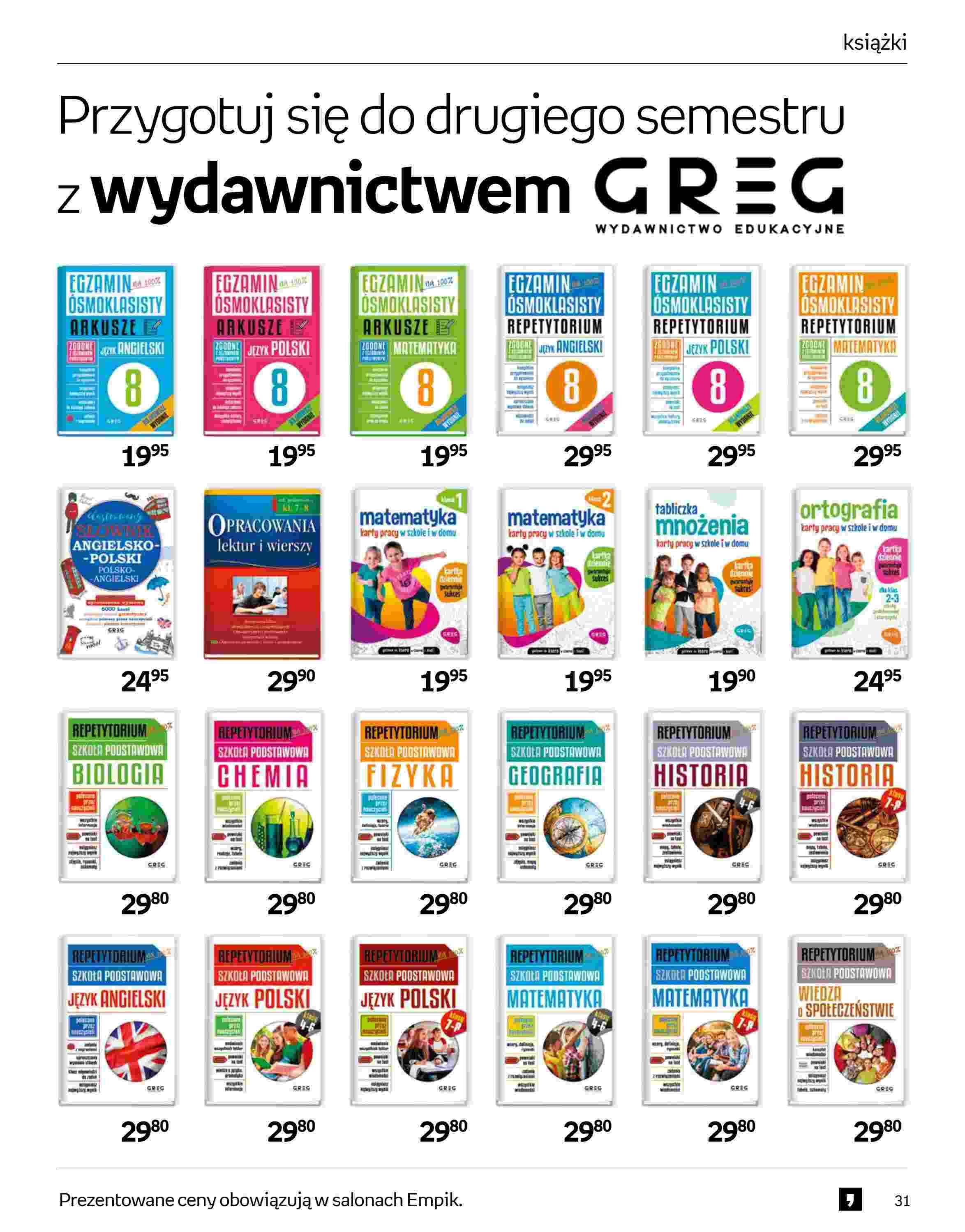Gazetka promocyjna empik str. 31