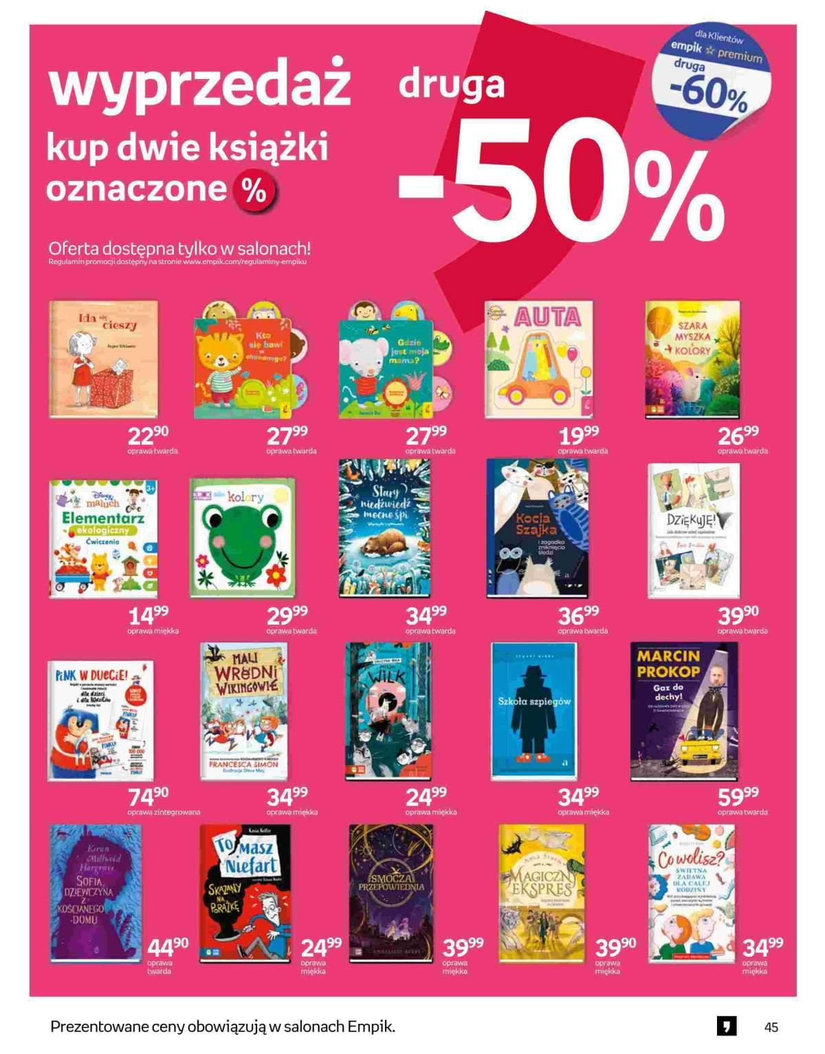 Gazetka promocyjna empik str. 45