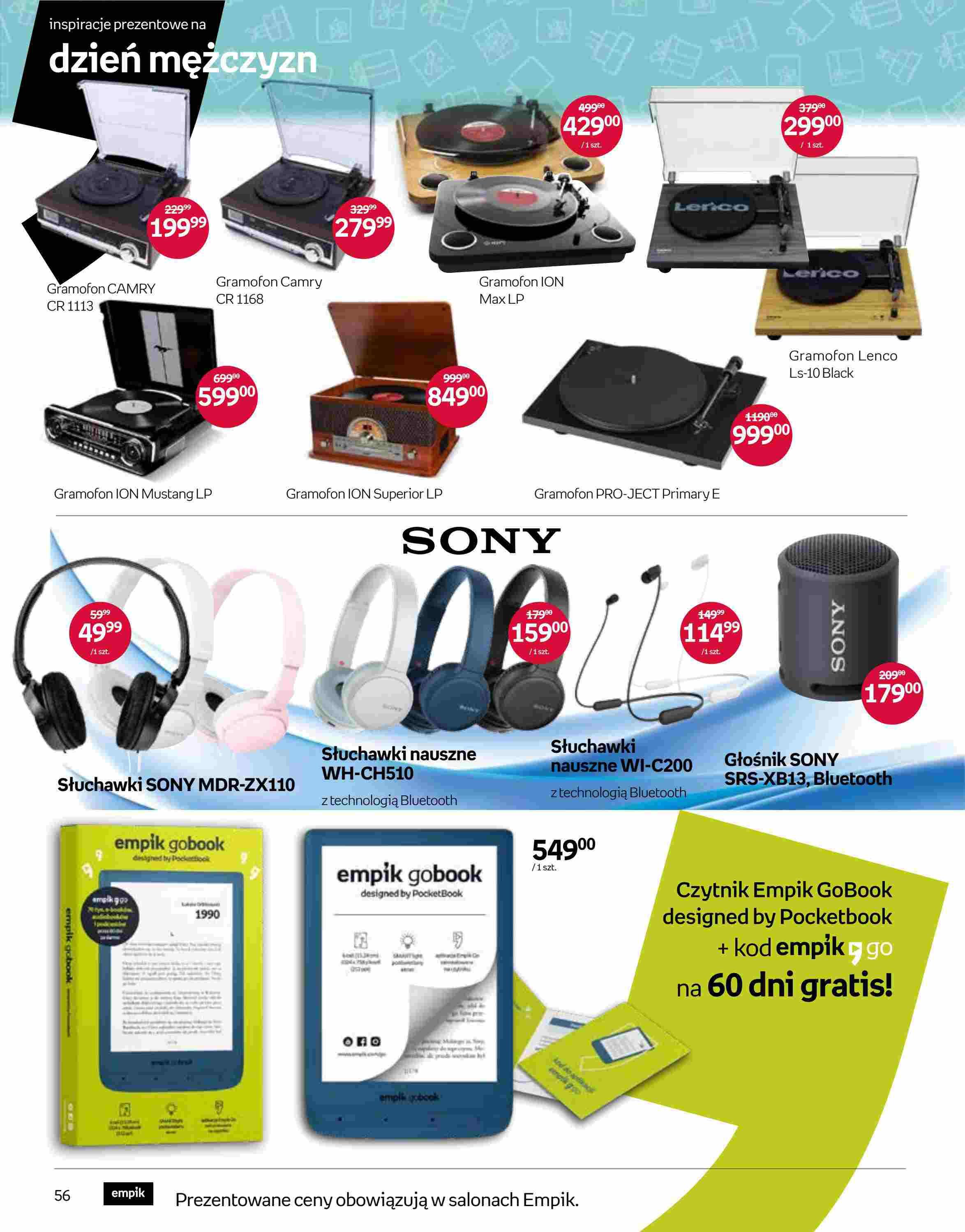 Gazetka promocyjna empik str. 56