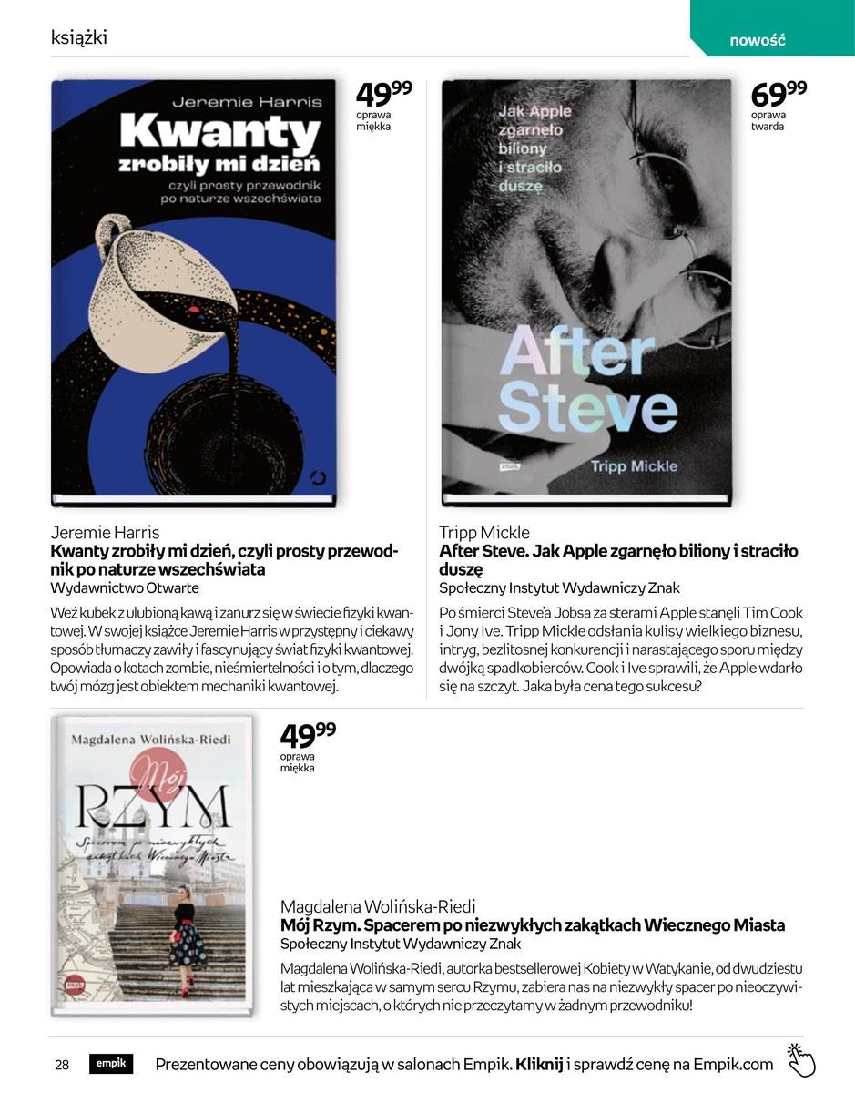 Gazetka promocyjna empik str. 28