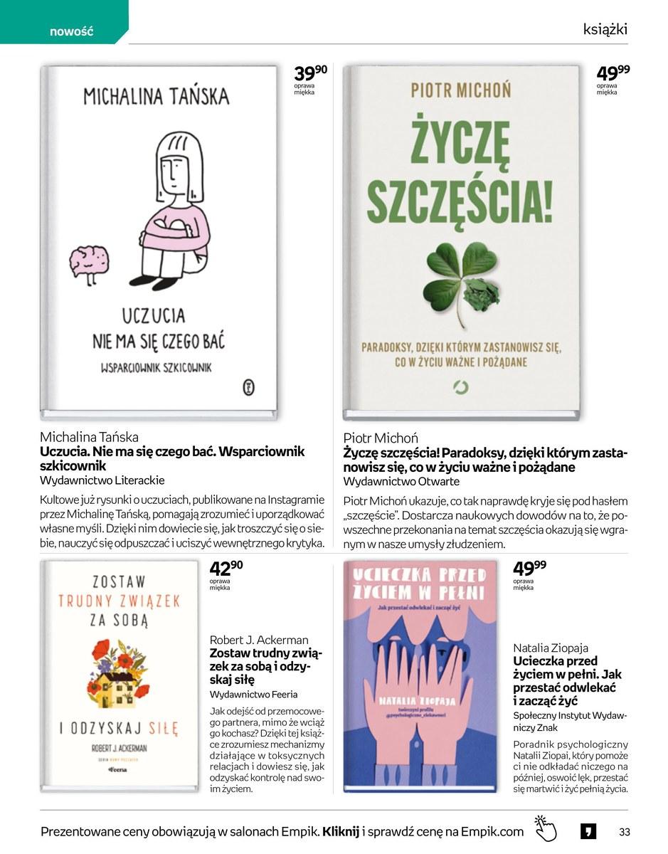 Gazetka promocyjna empik str. 33