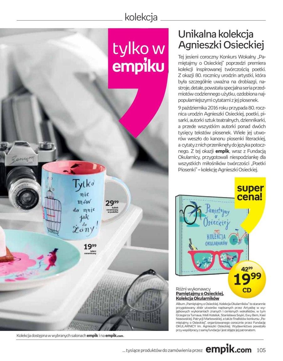 Gazetka promocyjna empik str. 105