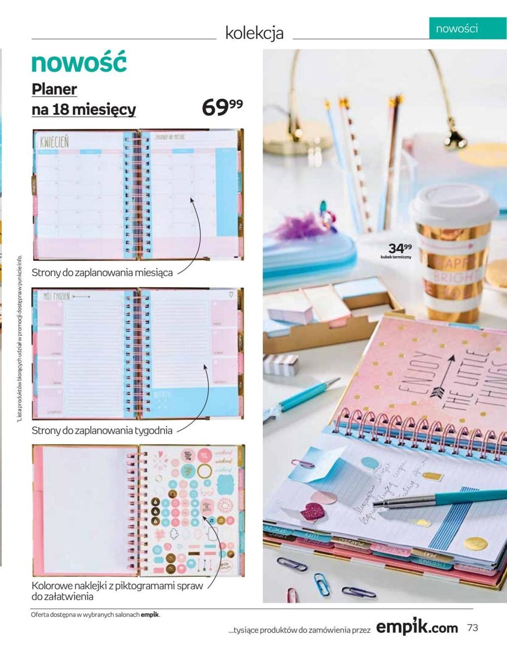Gazetka promocyjna empik str. 73