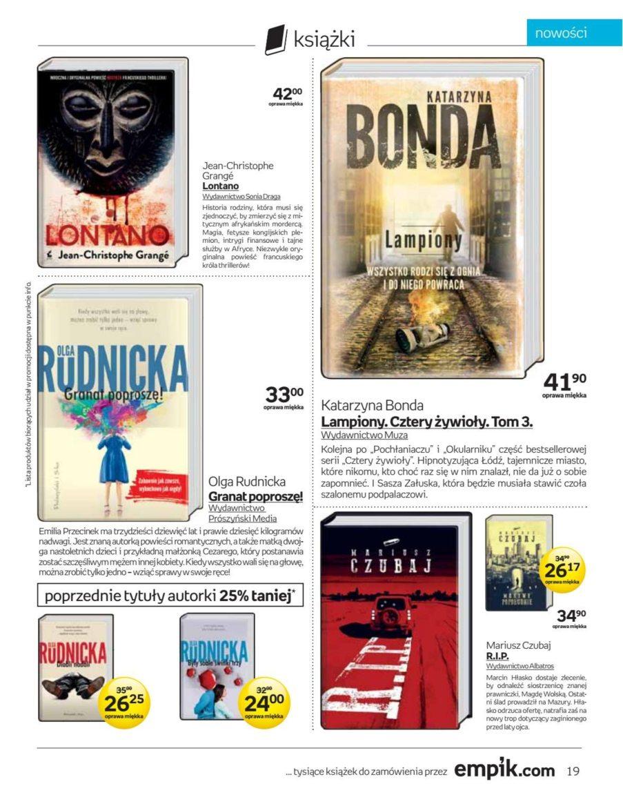Gazetka promocyjna empik str. 19