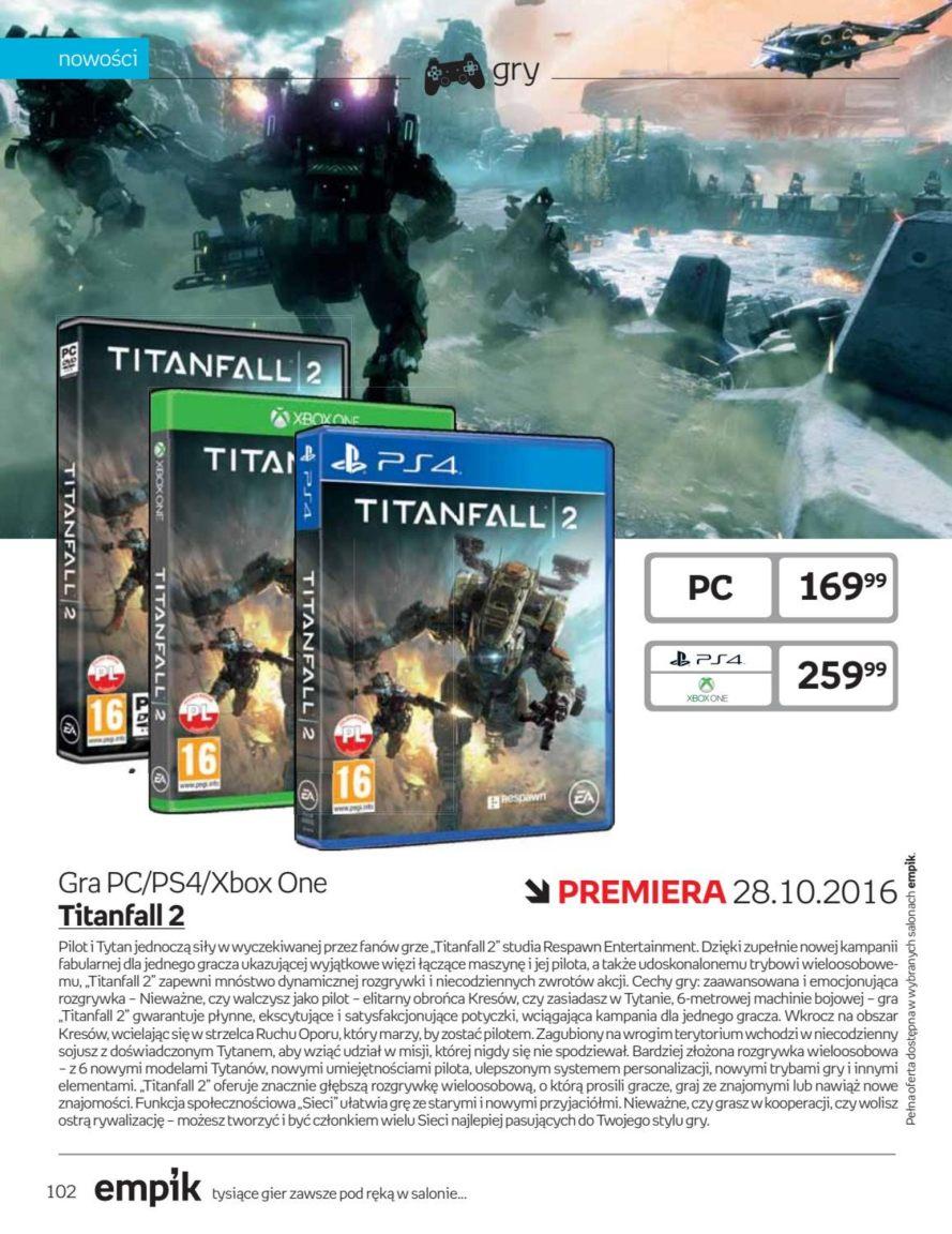 Gazetka promocyjna empik str. 102