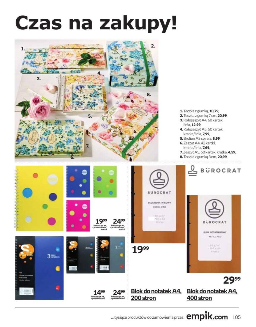 Gazetka promocyjna empik str. 105