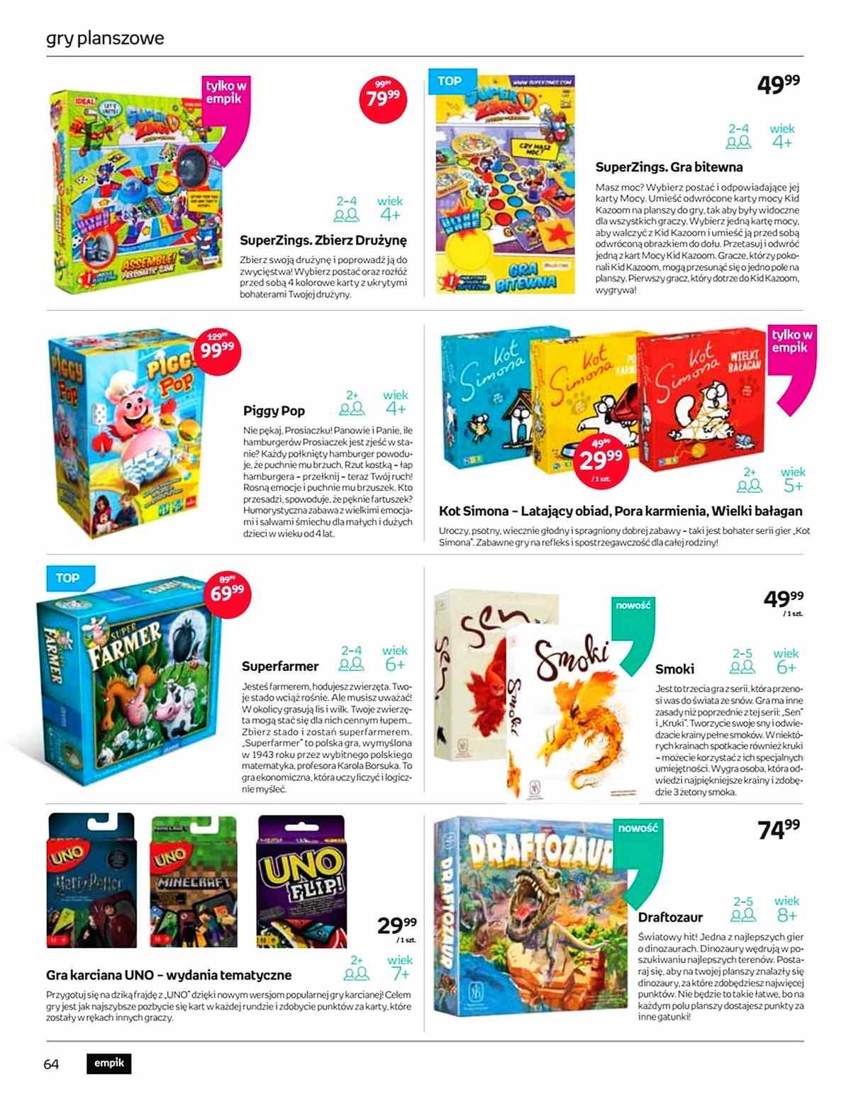 Gazetka promocyjna empik str. 64