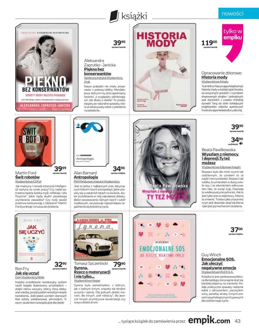 Gazetka promocyjna empik str. 43