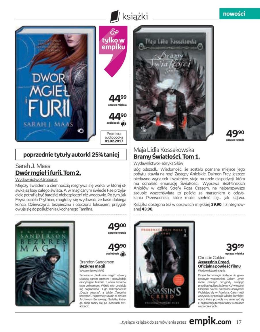 Gazetka promocyjna empik str. 17