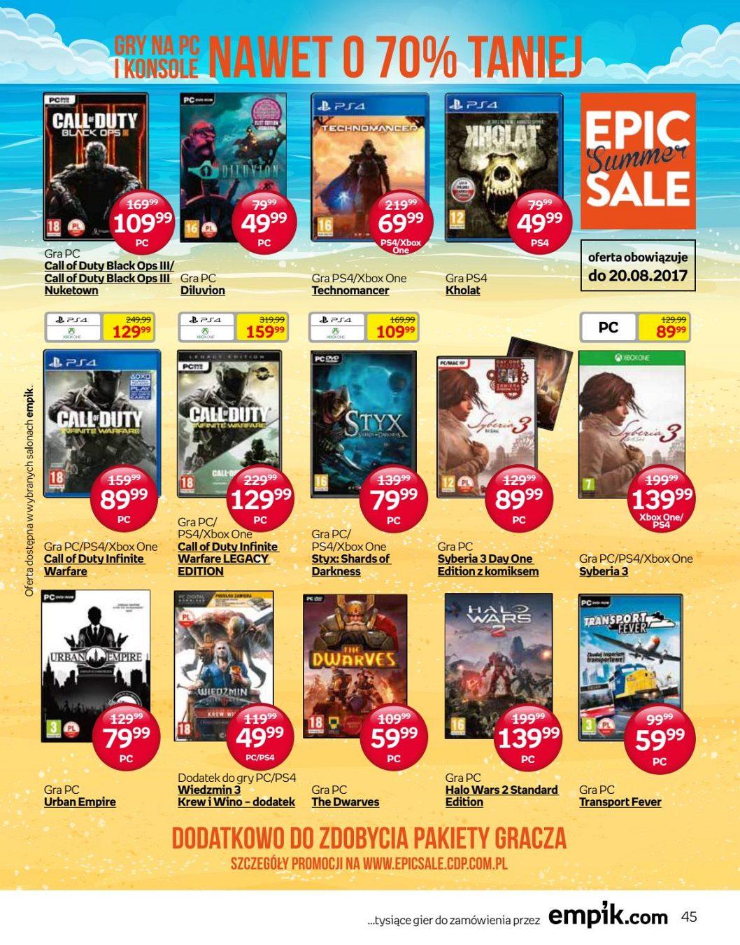 Gazetka promocyjna empik str. 45