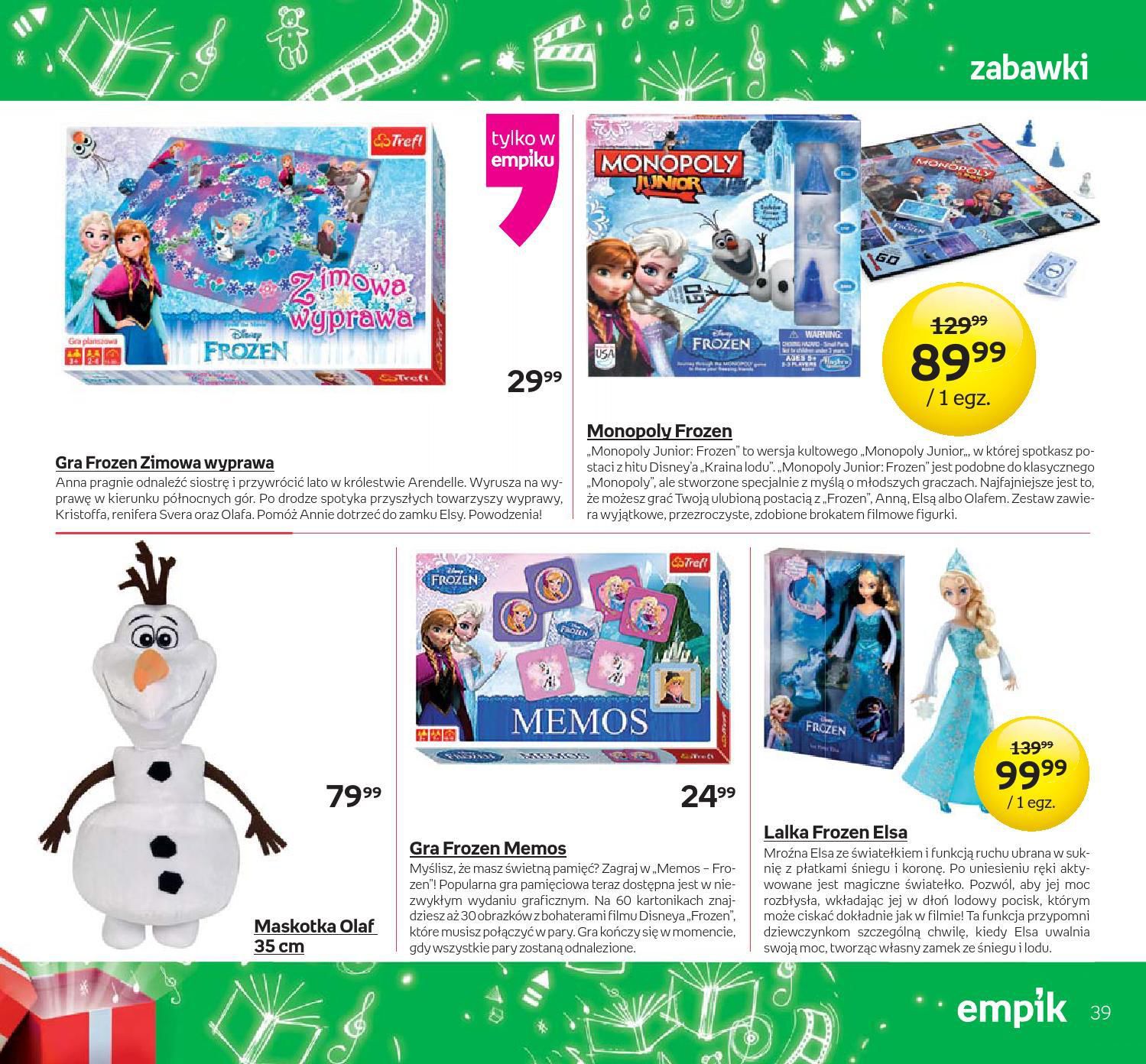 Gazetka promocyjna empik str. 39