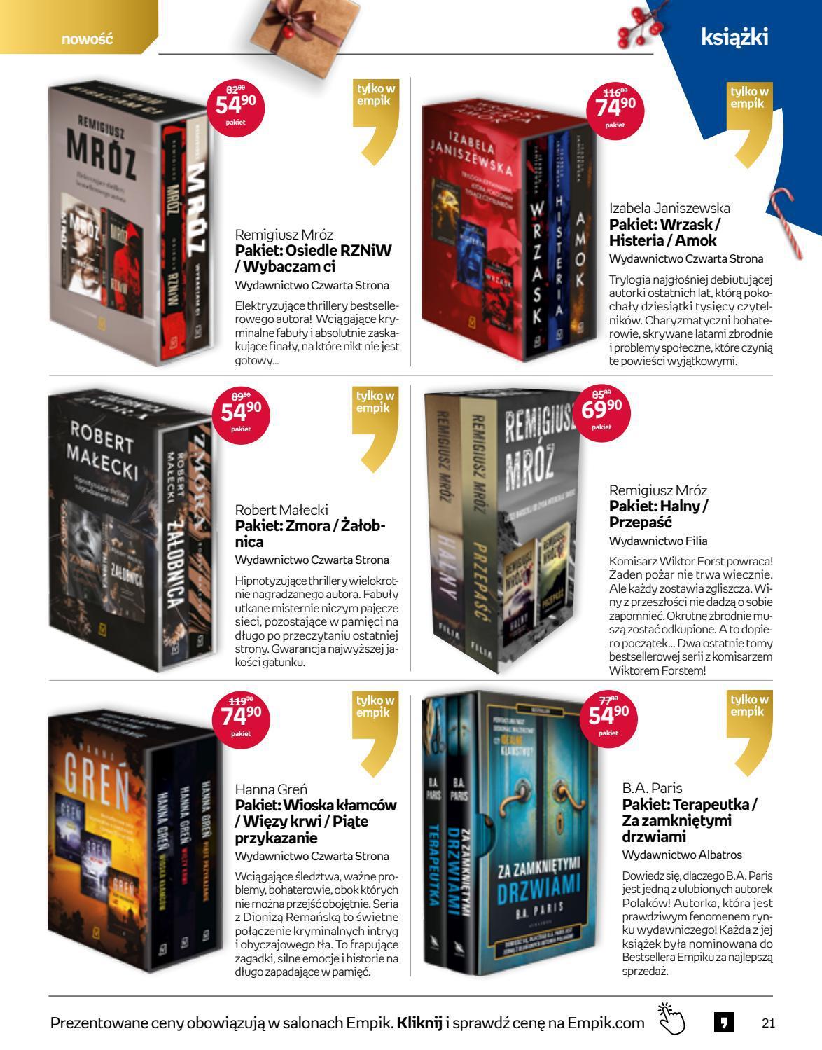 Gazetka promocyjna empik str. 21