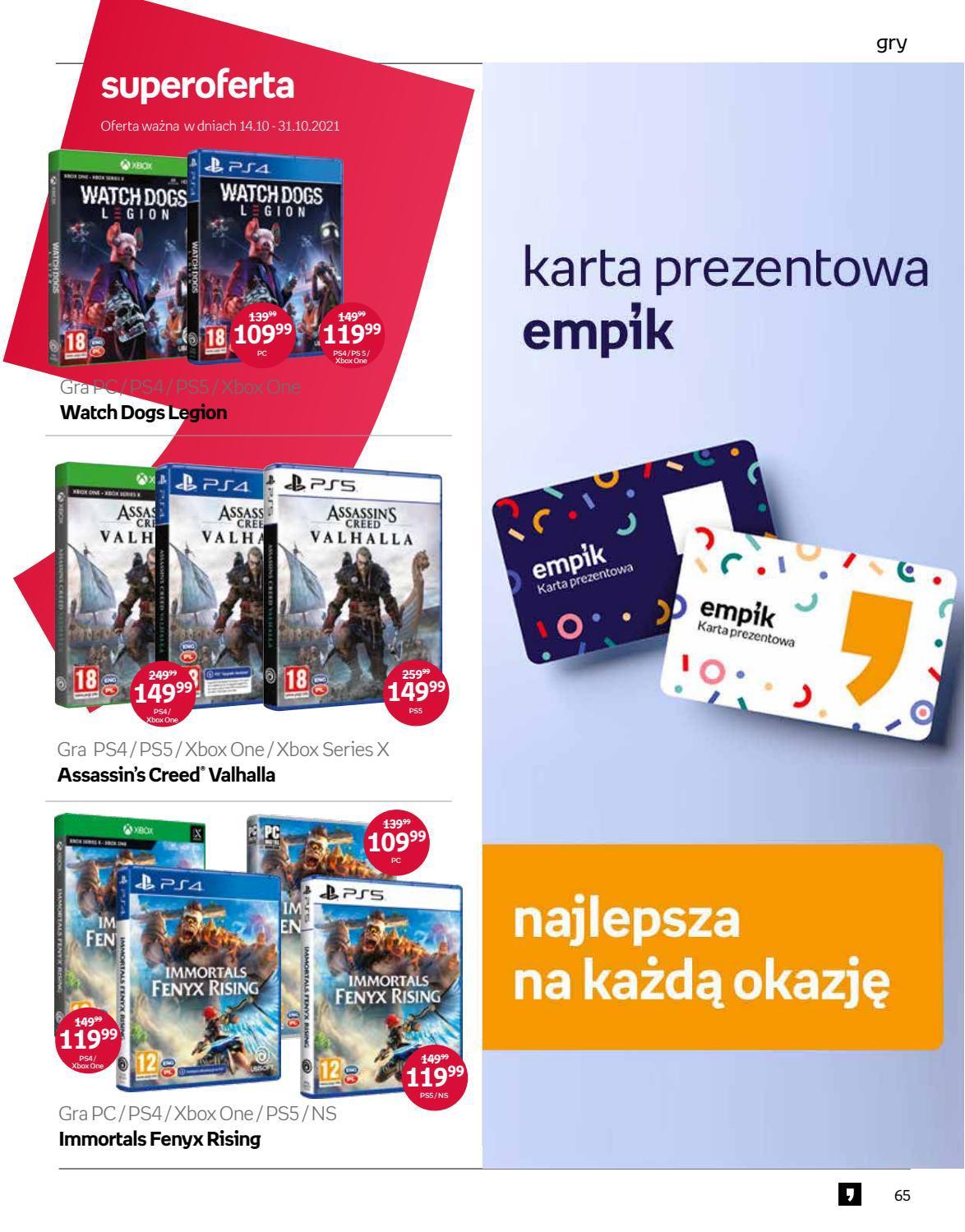 Gazetka promocyjna empik str. 65