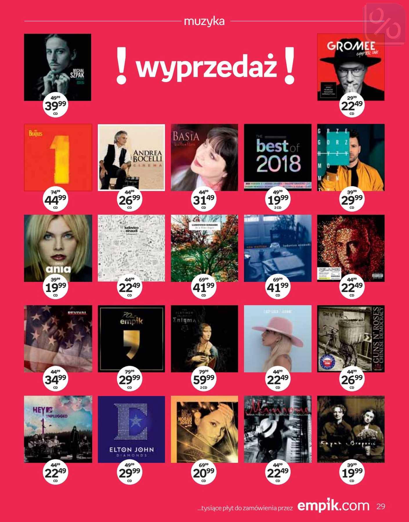 Gazetka promocyjna empik str. 29