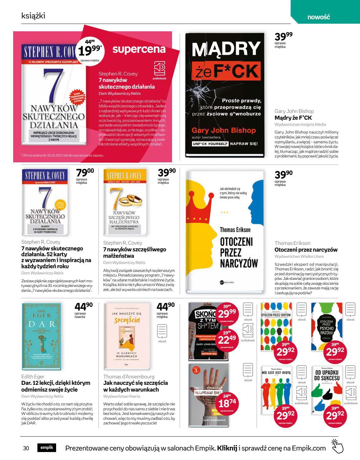 Gazetka promocyjna empik str. 30