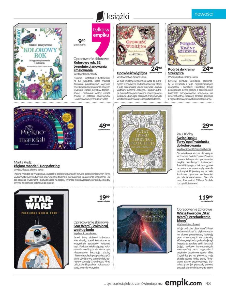Gazetka promocyjna empik str. 43