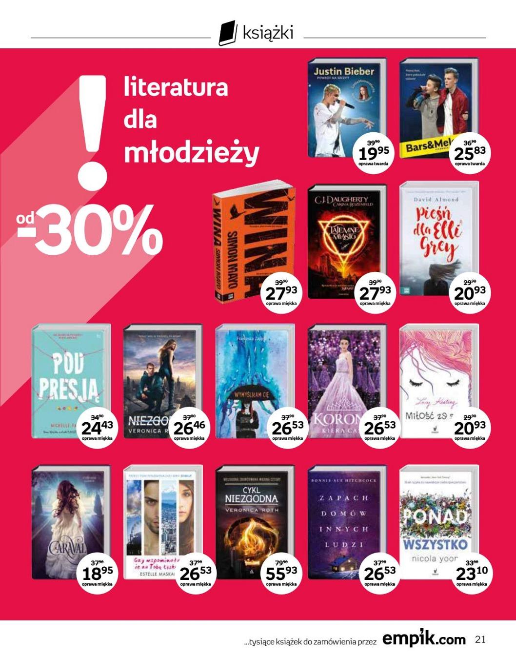 Gazetka promocyjna empik str. 21