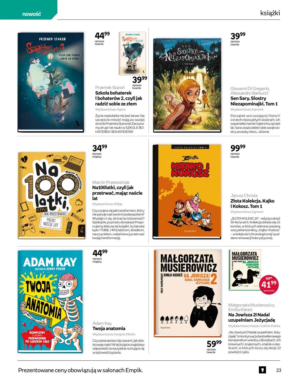 Gazetka promocyjna empik str. 23