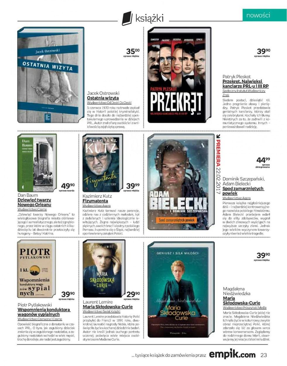 Gazetka promocyjna empik str. 23