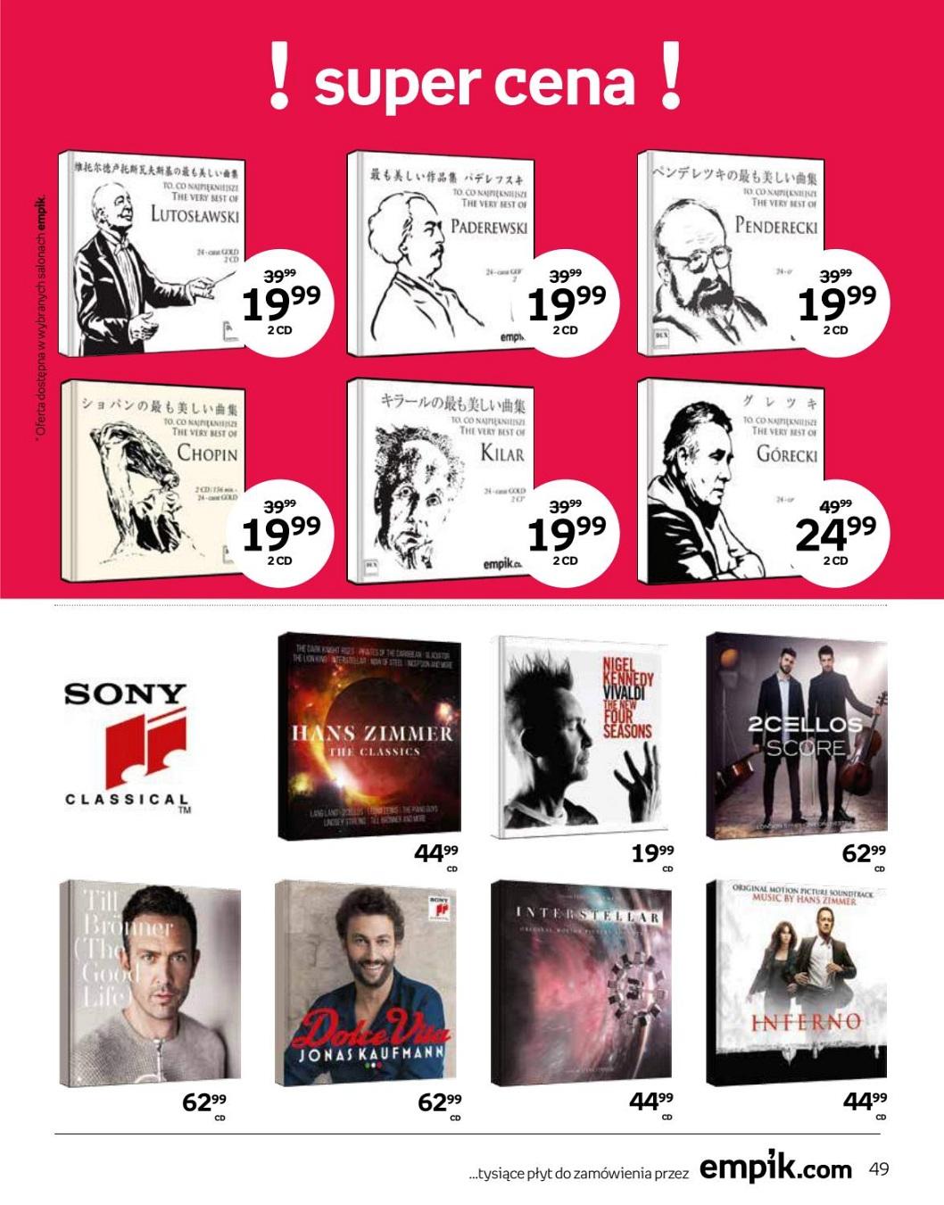 Gazetka promocyjna empik str. 49