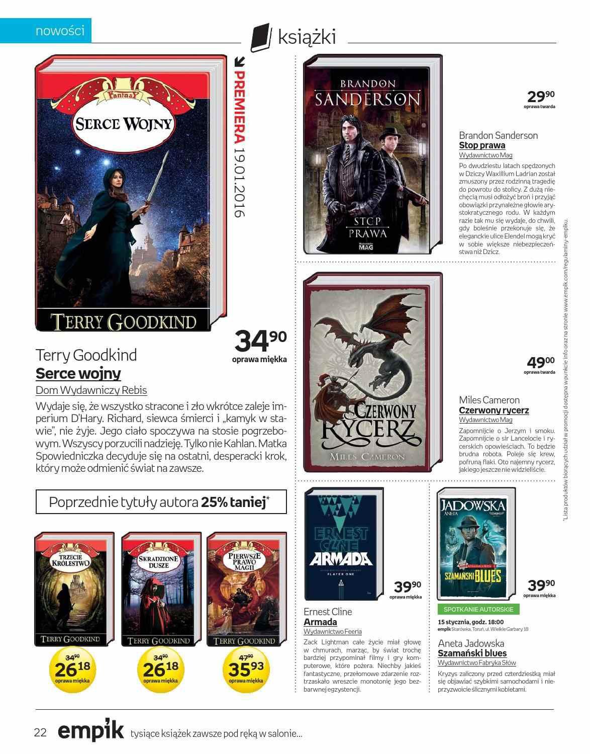 Gazetka promocyjna empik str. 22