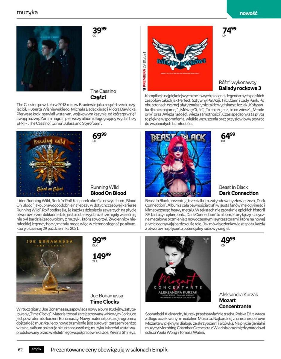 Gazetka promocyjna empik str. 62