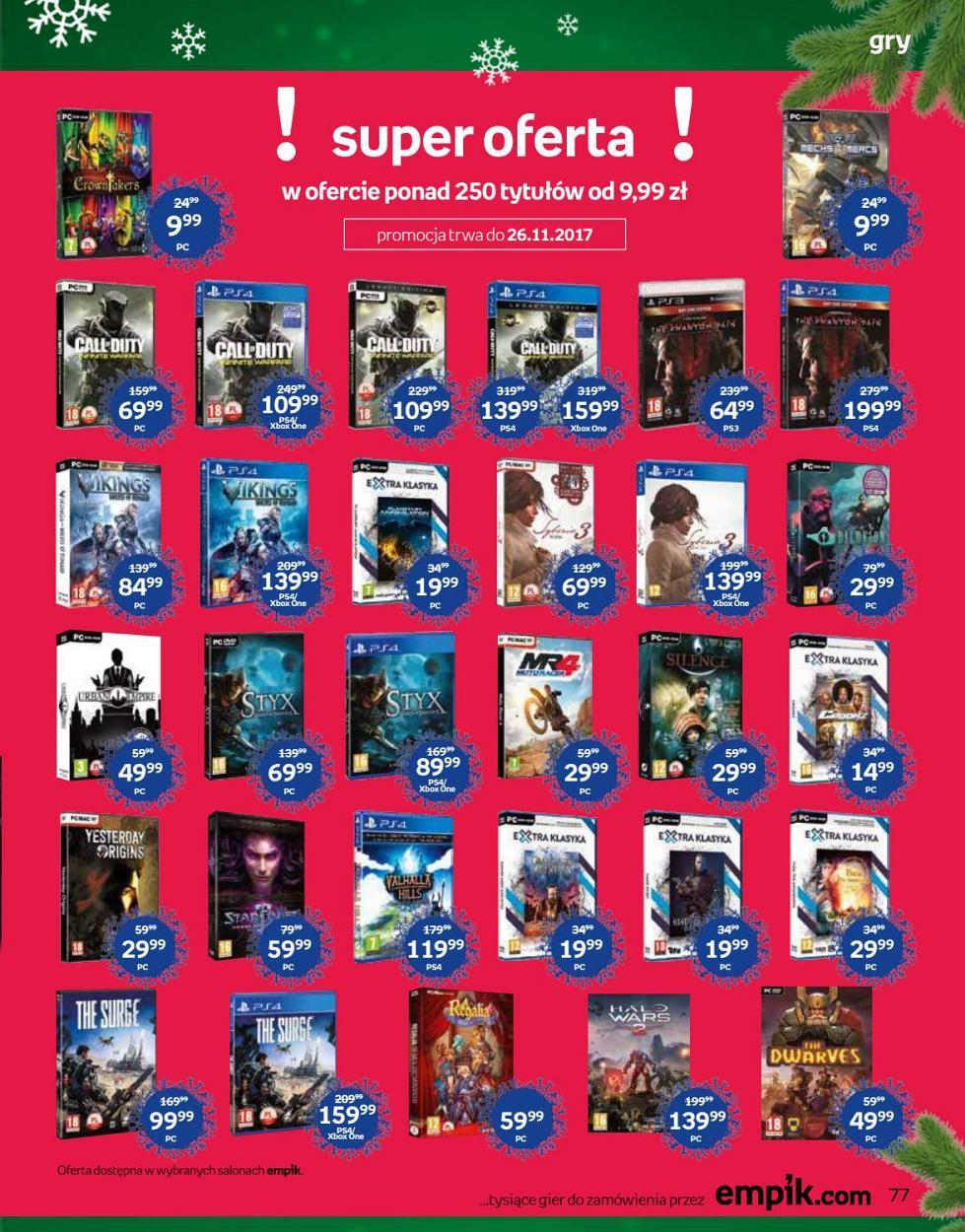 Gazetka promocyjna empik str. 77