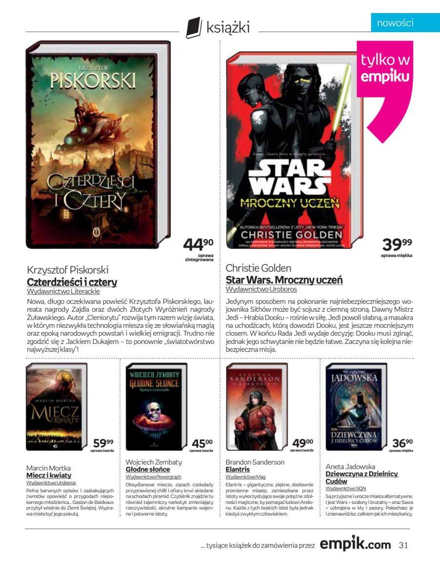 Gazetka promocyjna empik str. 31