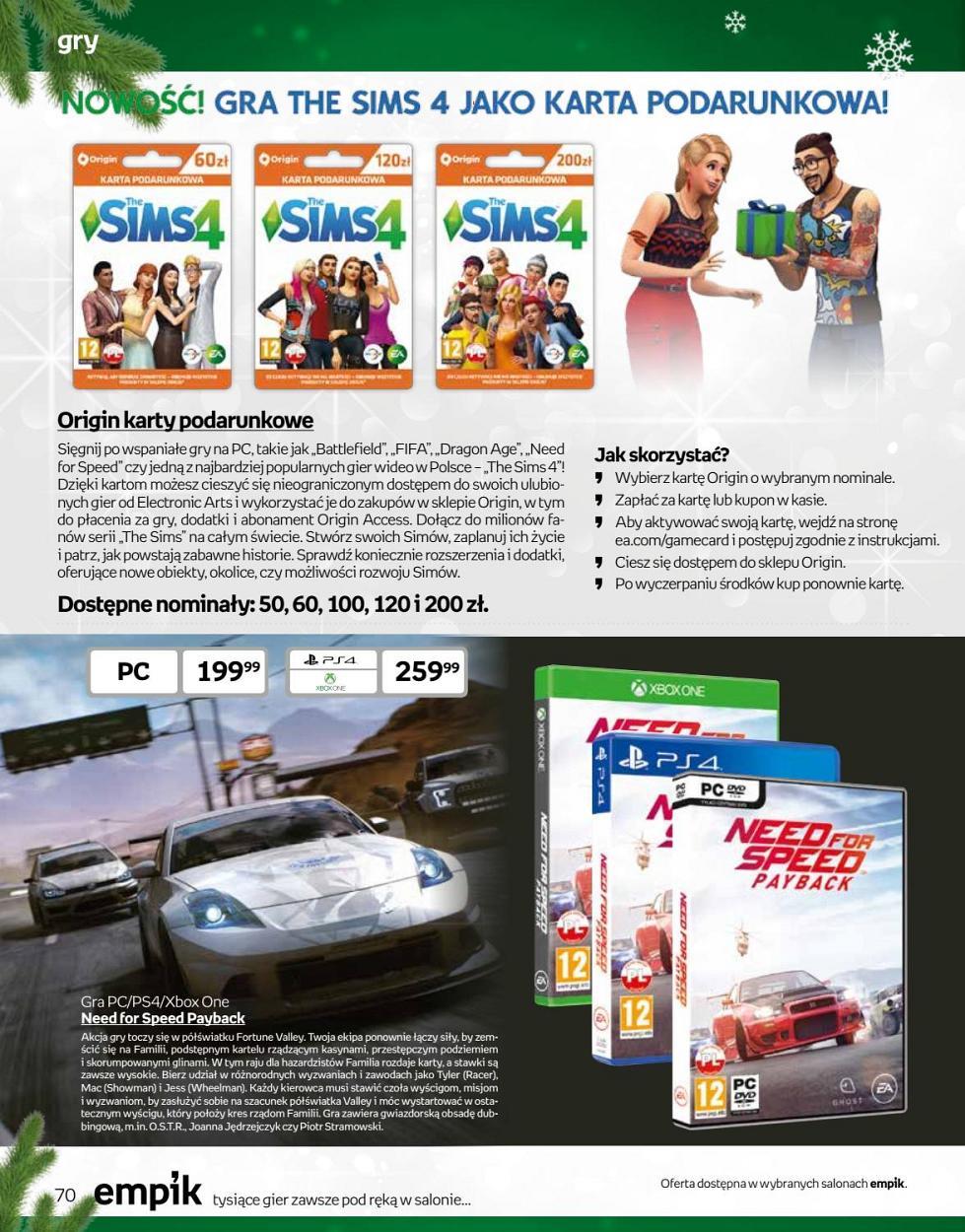 Gazetka promocyjna empik str. 70