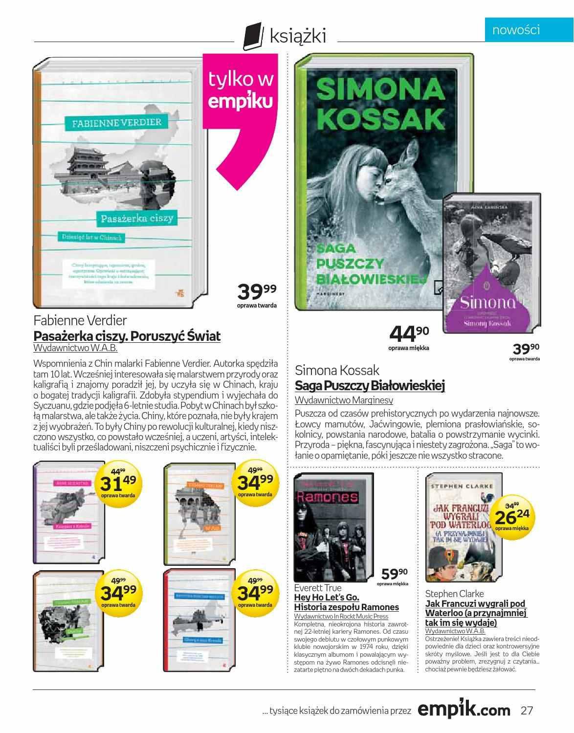 Gazetka promocyjna empik str. 27