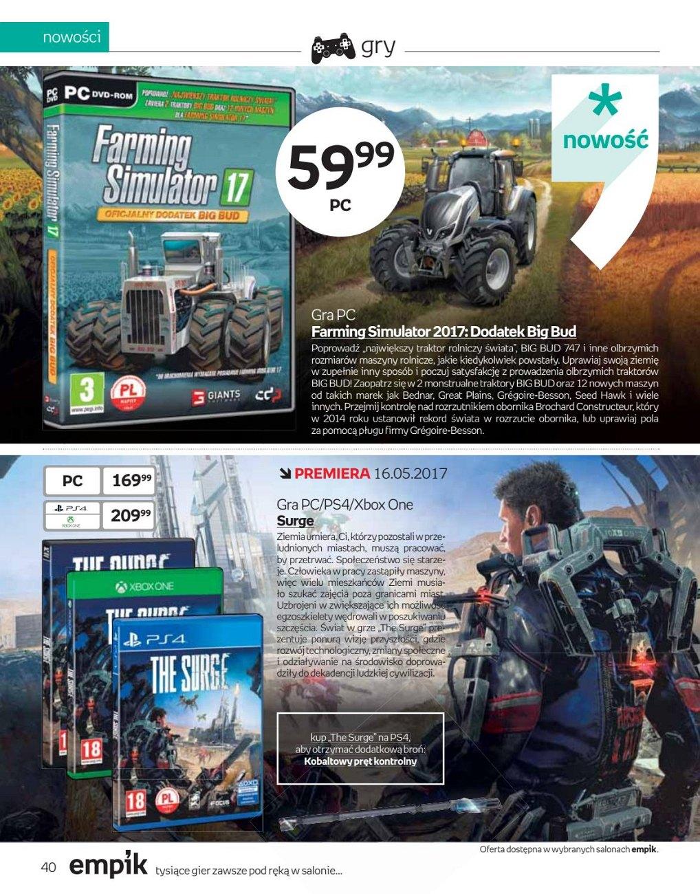 Gazetka promocyjna empik str. 40