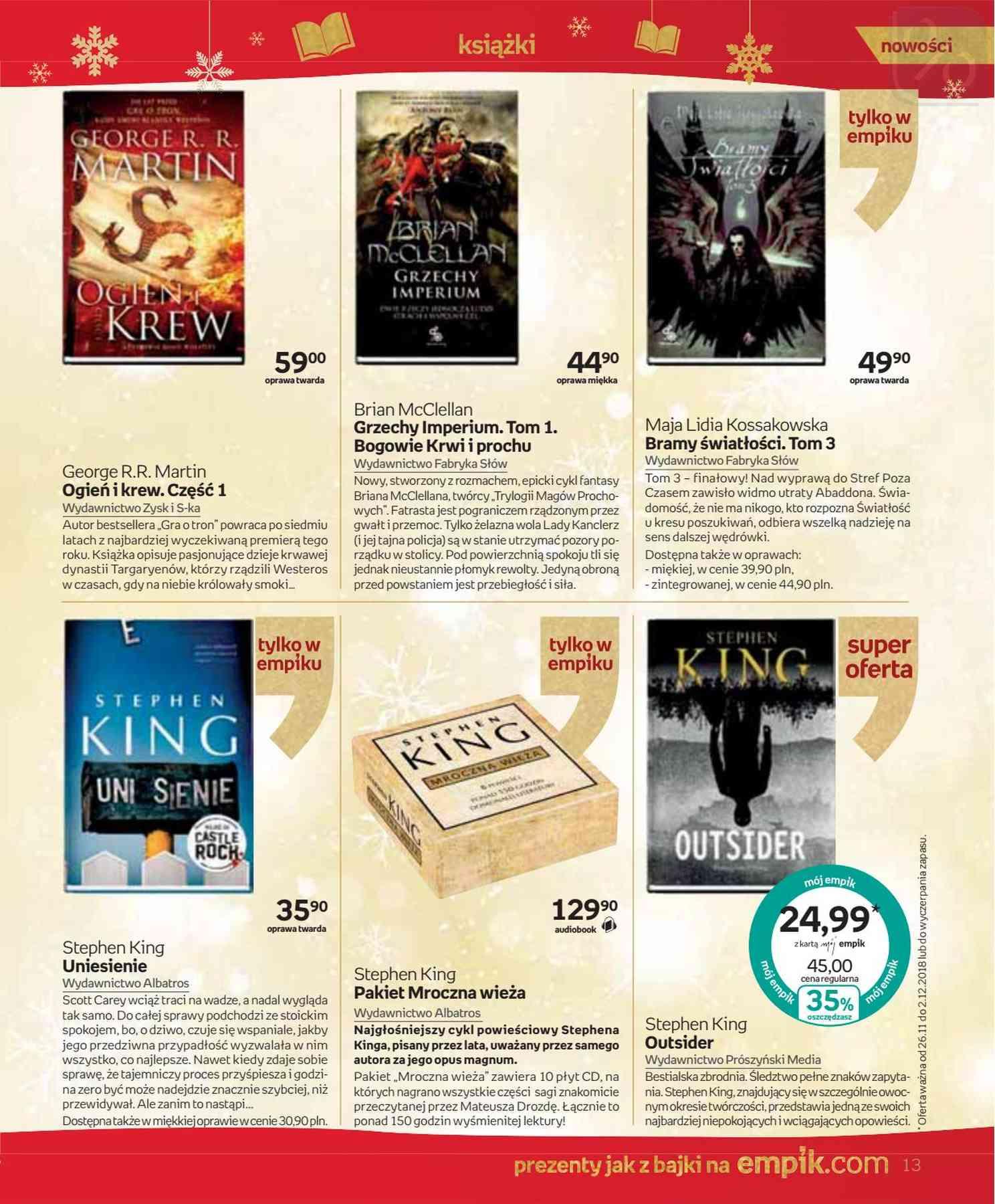 Gazetka promocyjna empik str. 13