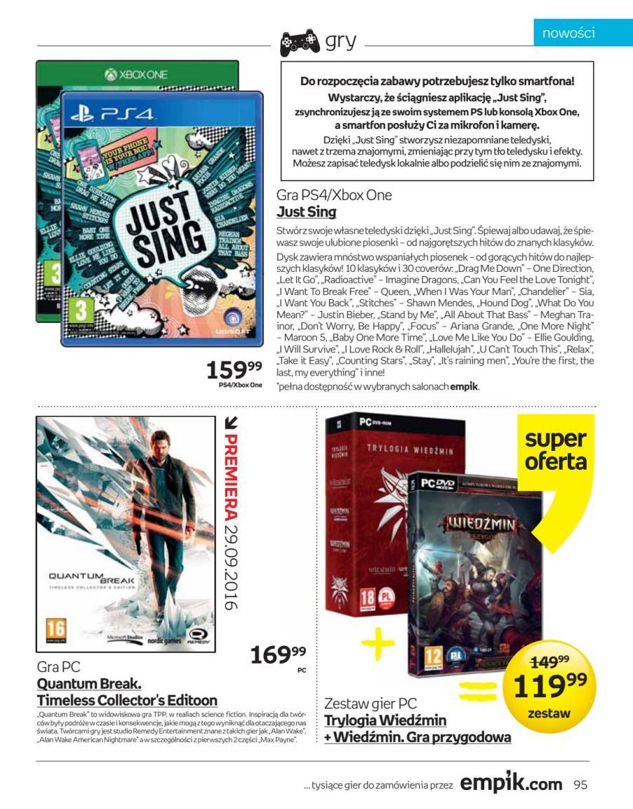 Gazetka promocyjna empik str. 95