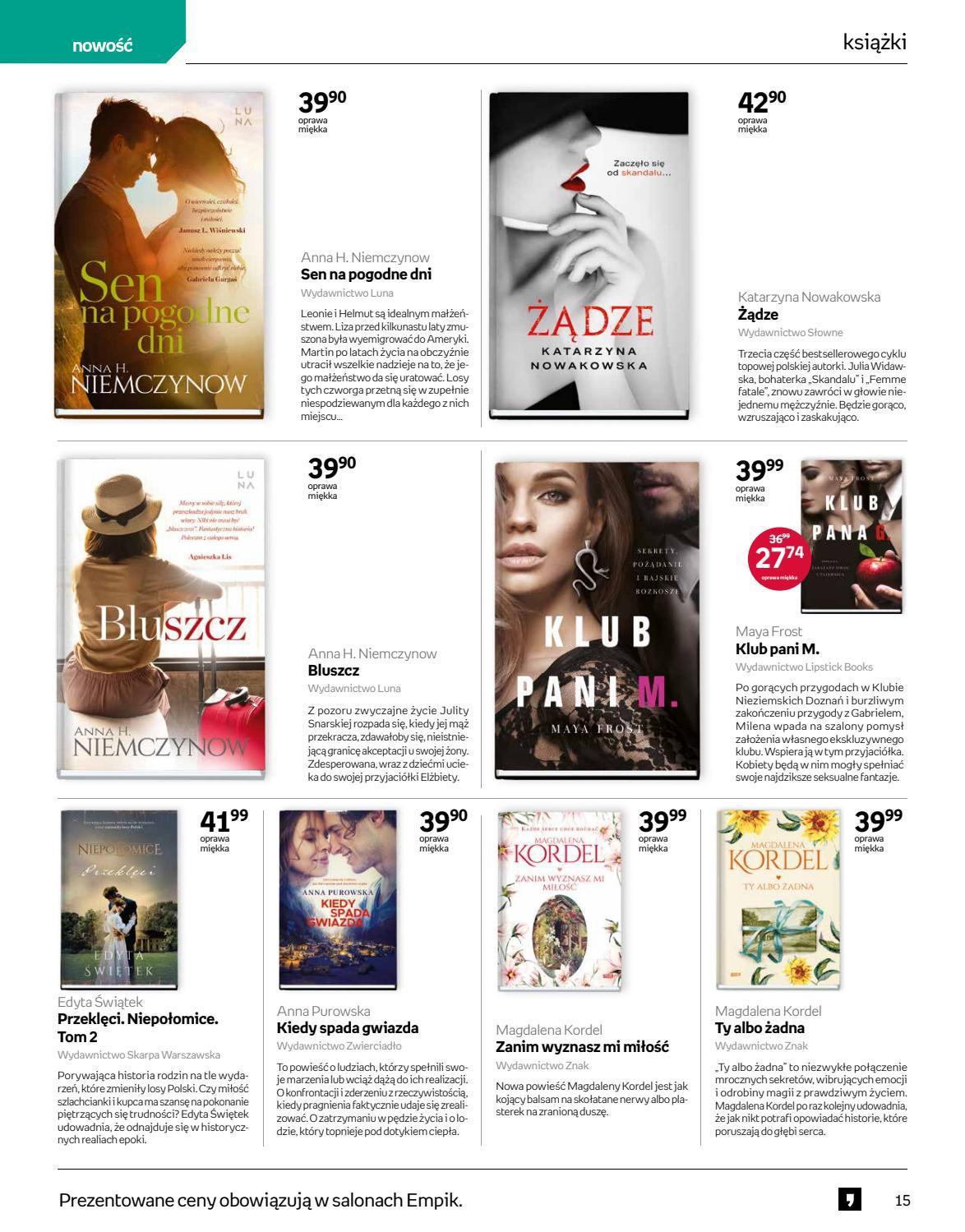 Gazetka promocyjna empik str. 15
