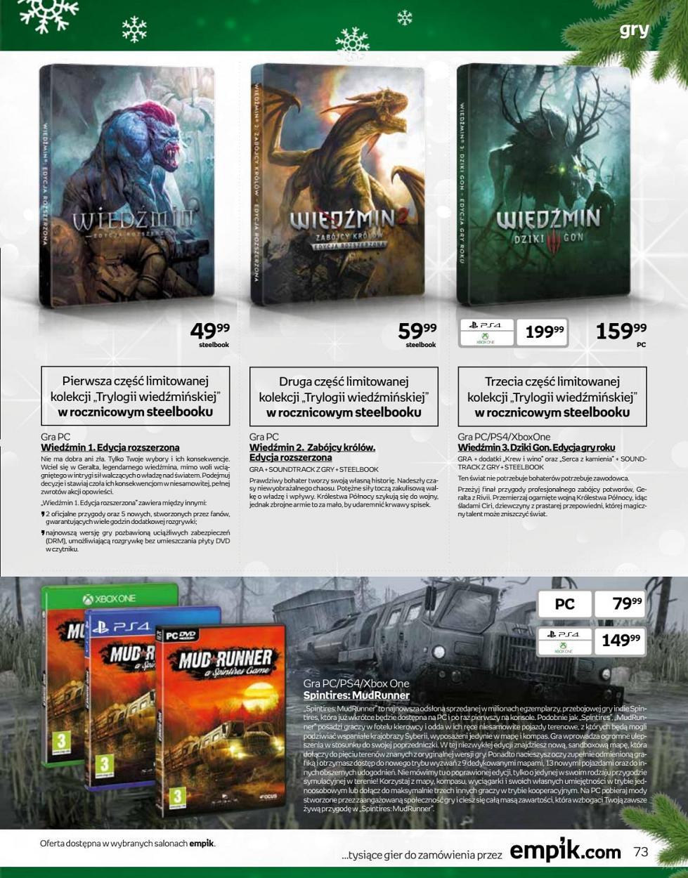 Gazetka promocyjna empik str. 73
