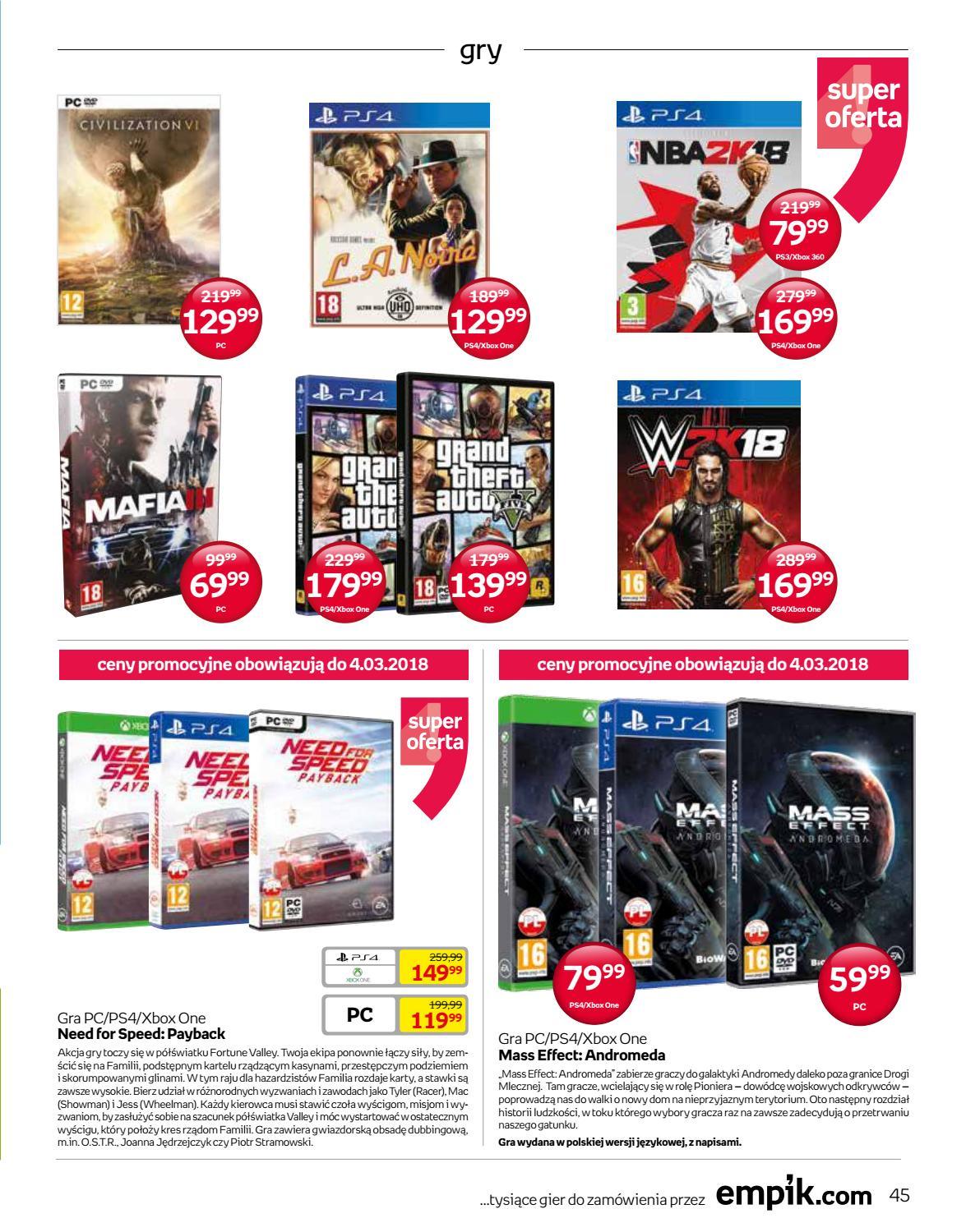 Gazetka promocyjna empik str. 45