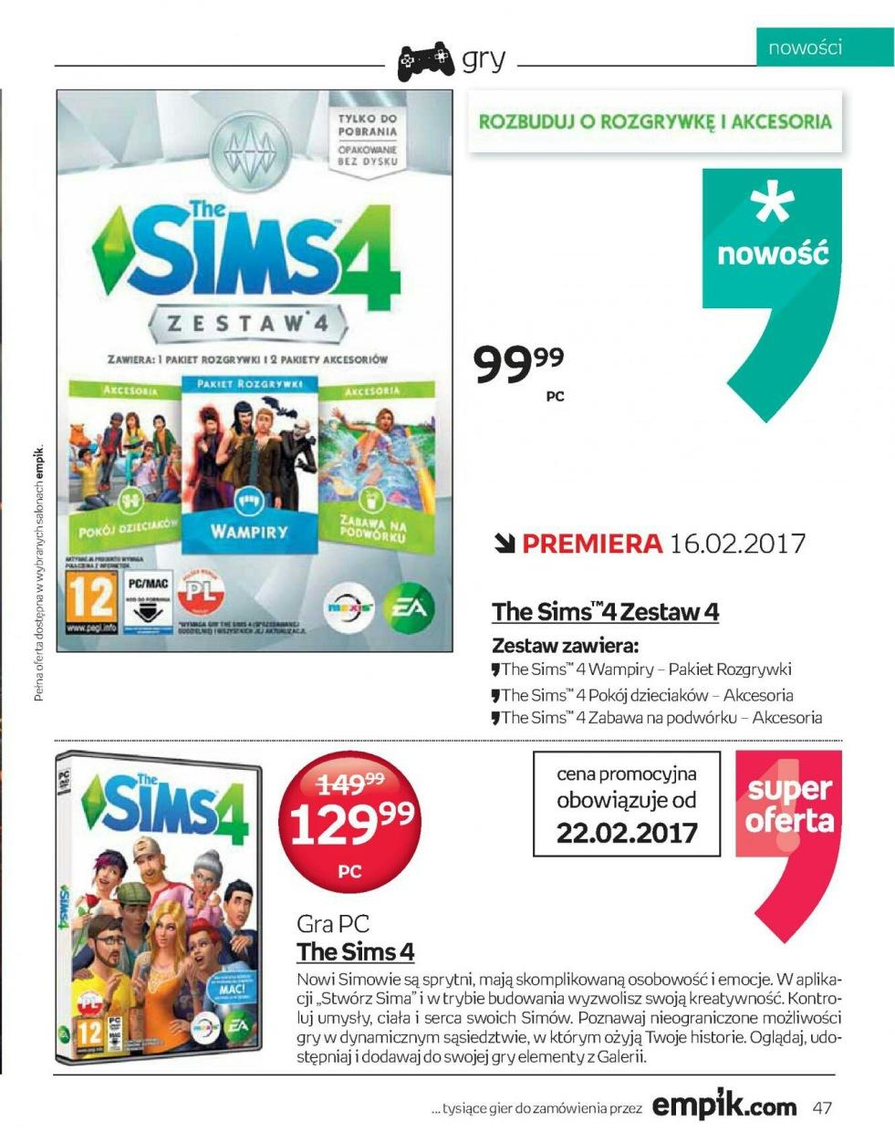 Gazetka promocyjna empik str. 47