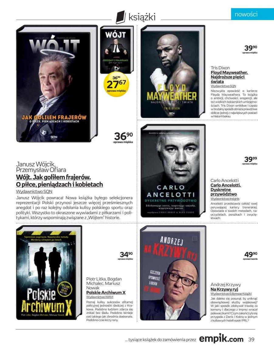 Gazetka promocyjna empik str. 39