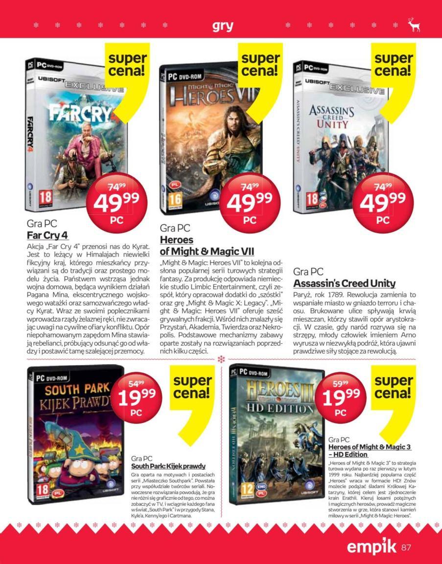 Gazetka promocyjna empik str. 87
