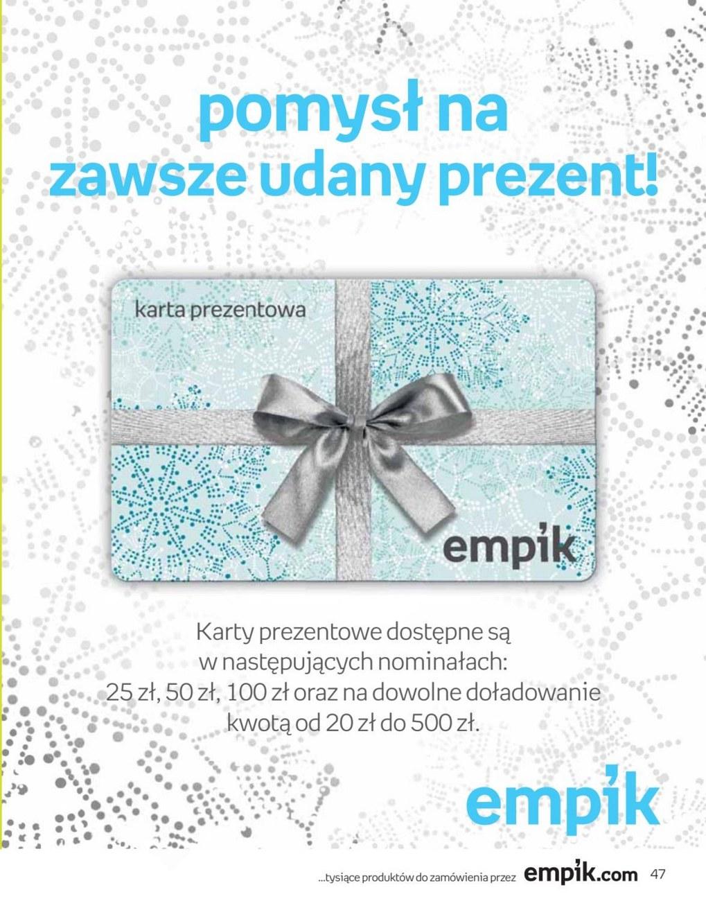 Gazetka promocyjna empik str. 47