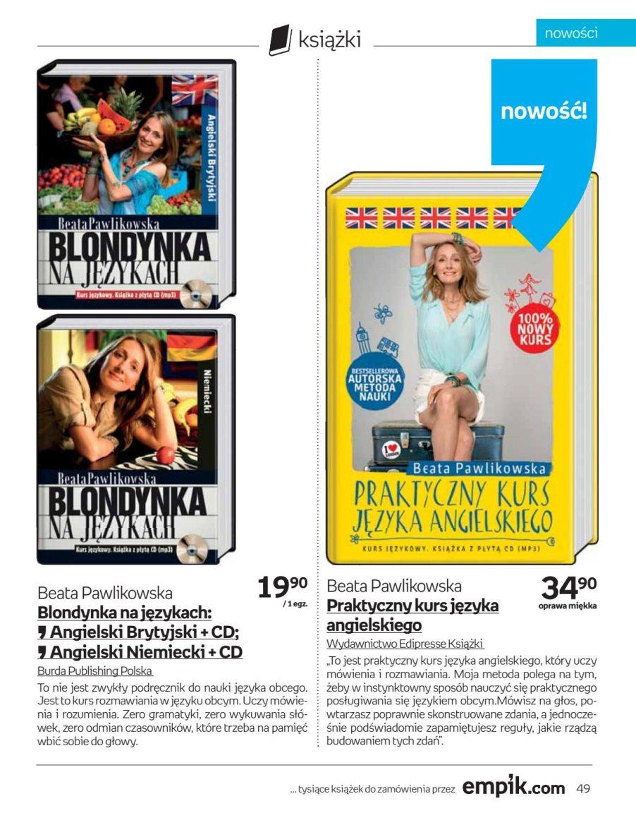 Gazetka promocyjna empik str. 49