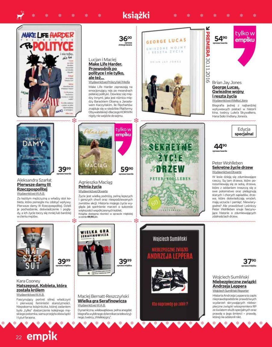 Gazetka promocyjna empik str. 22