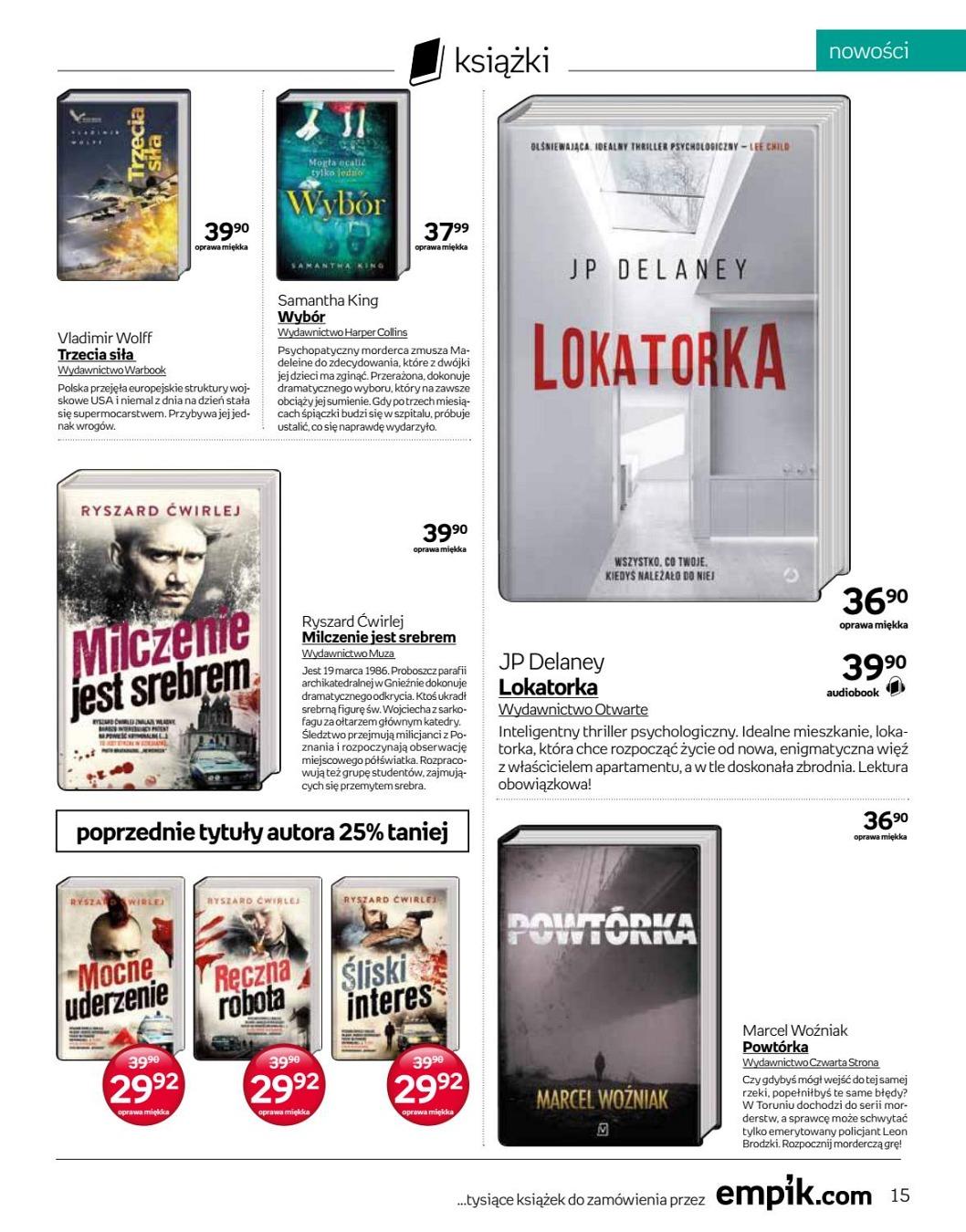 Gazetka promocyjna empik str. 15