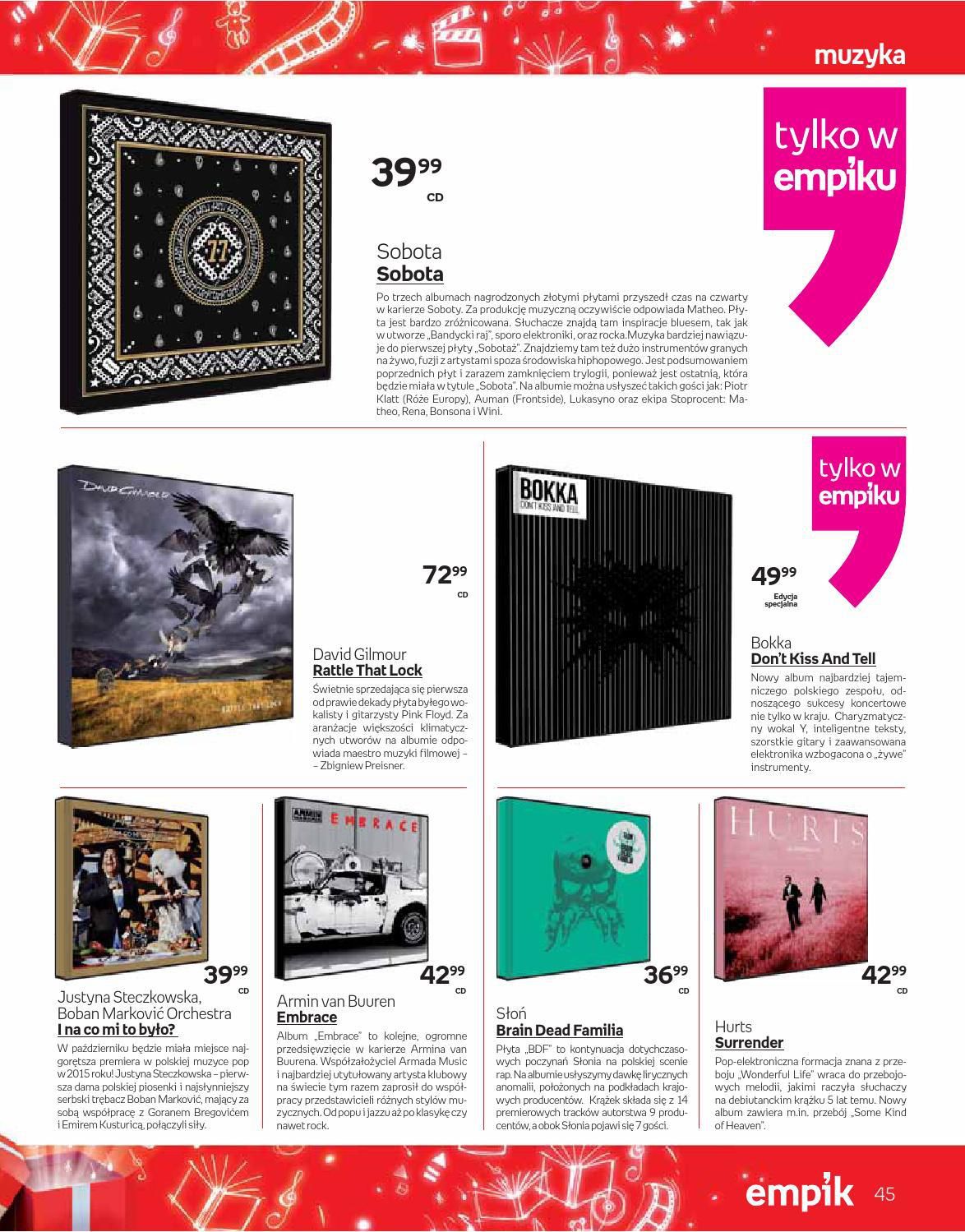 Gazetka promocyjna empik str. 45