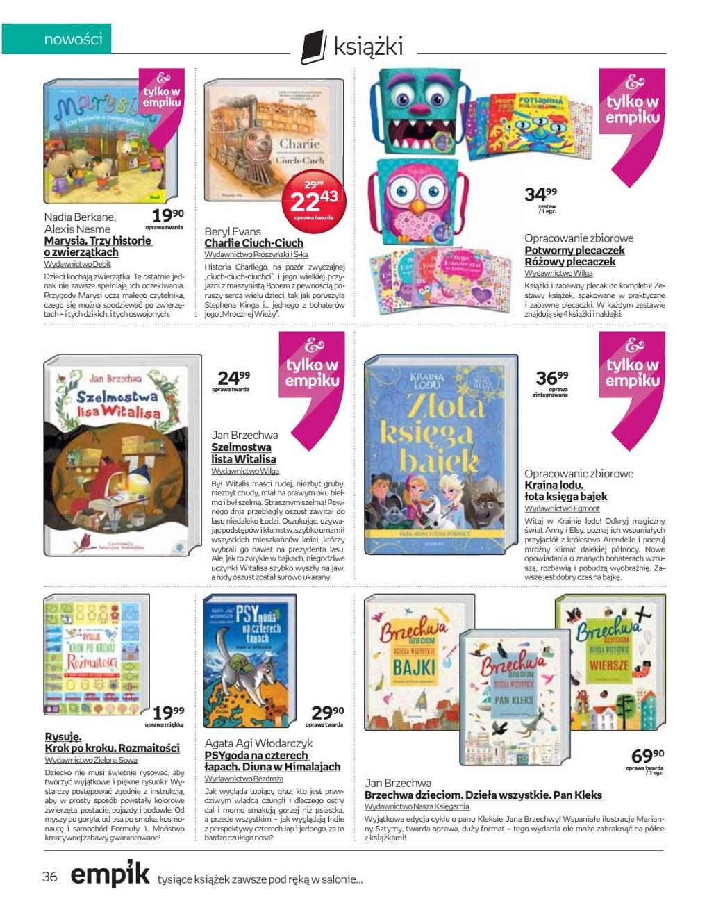 Gazetka promocyjna empik str. 36