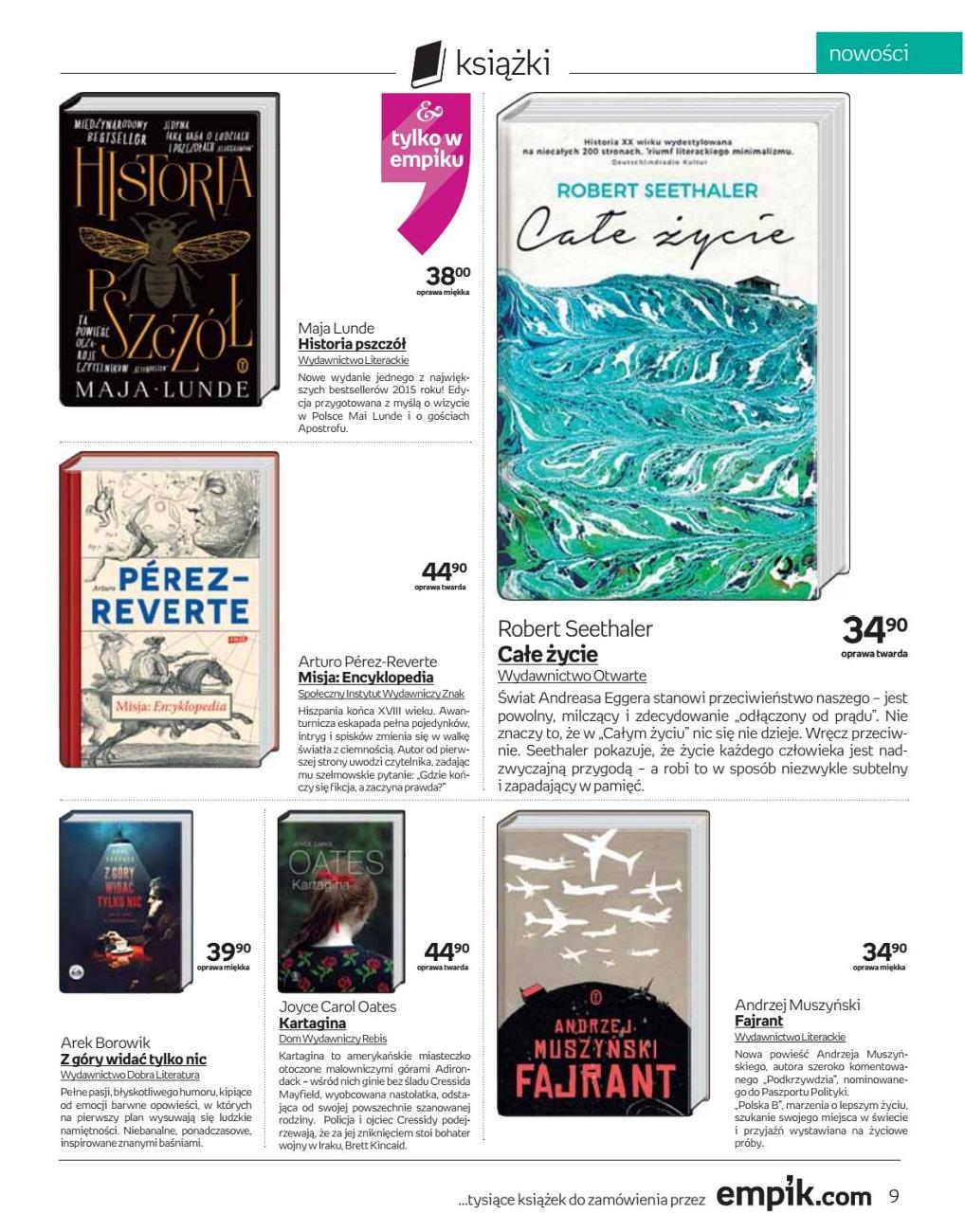 Gazetka promocyjna empik str. 9