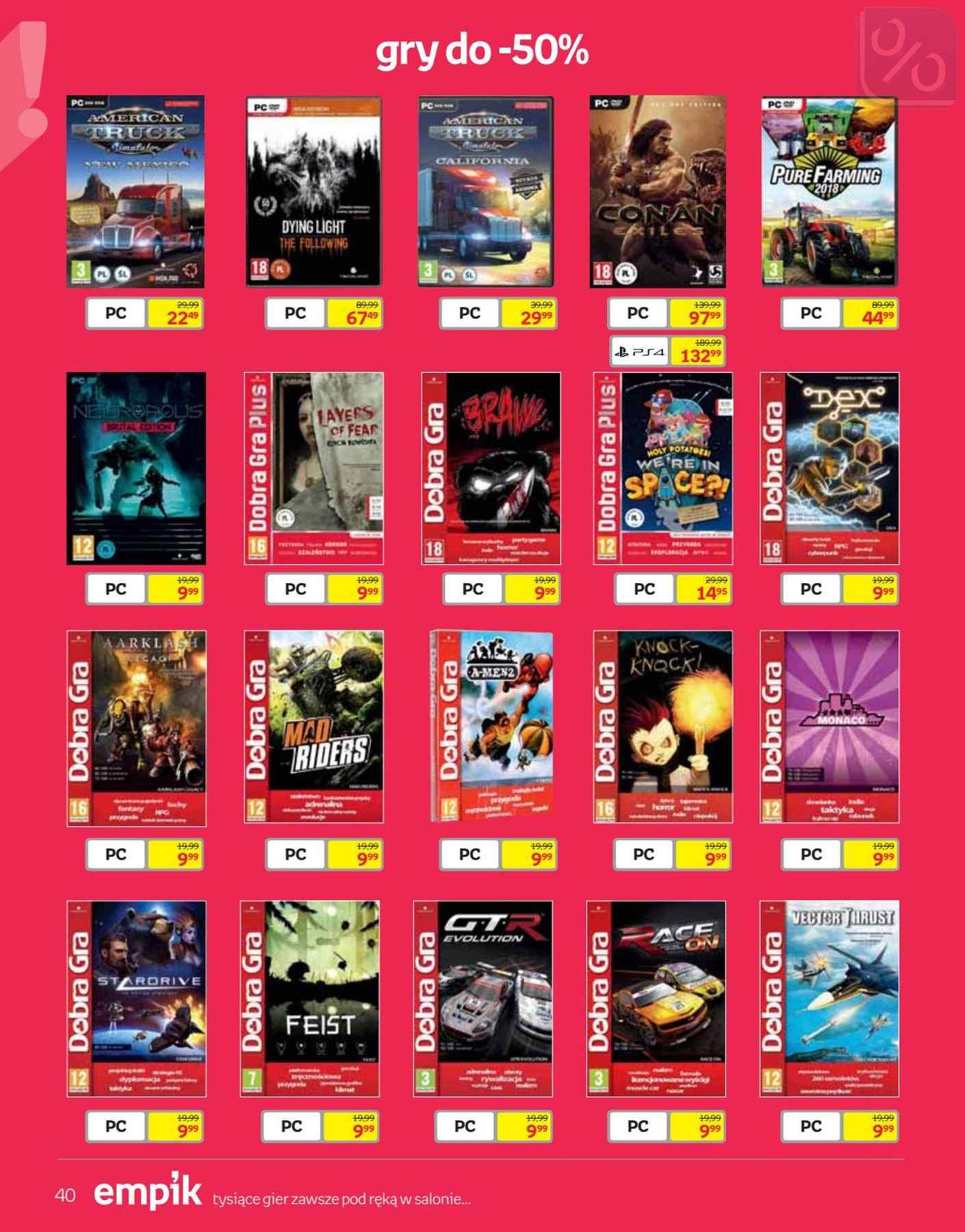 Gazetka promocyjna empik str. 40